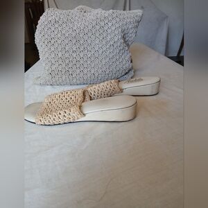 Beach purse and sandals